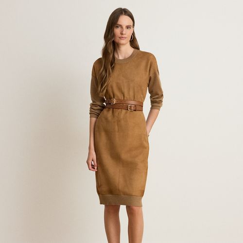 Robe-pull col rond chèvre velours laine - Lauren - Modalova