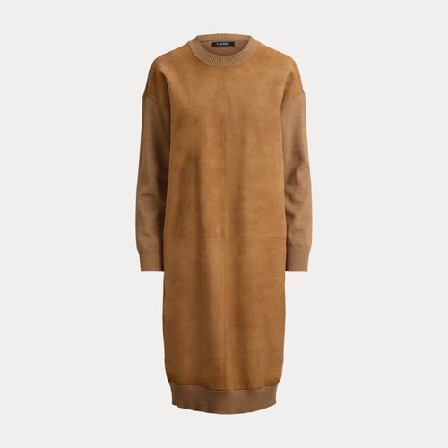 Robe-pull col rond chèvre velours laine - Lauren - Modalova