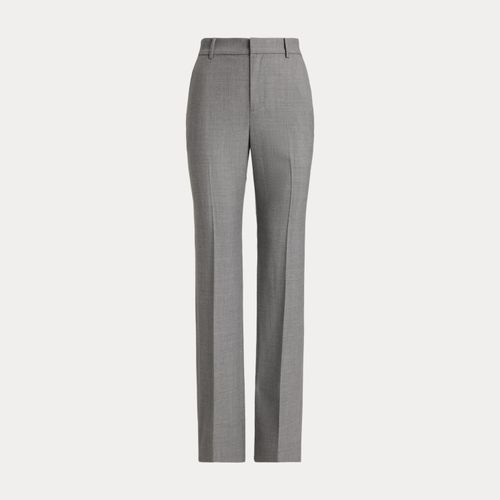 Pantalon droit en sergé de laine - Lauren - Modalova