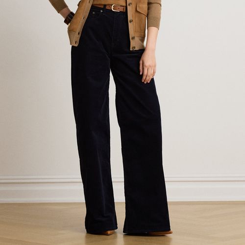 Pantalon à jambes larges et taille haute - Lauren - Modalova