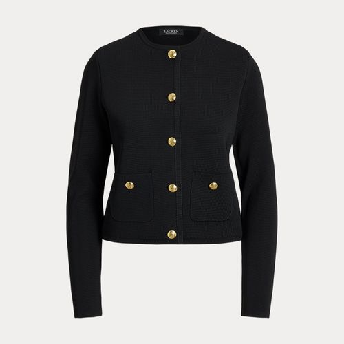 Veste-pull courte à col rond - Lauren - Modalova