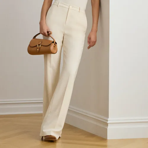 Pantalon en crêpe stretch Straight Fit - Lauren - Modalova