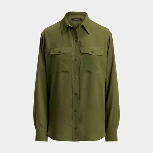 Chemise en georgette Relaxed Fit - Lauren - Modalova