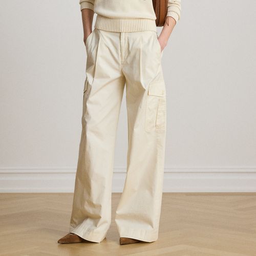 Pantalon cargo large sergé coton - Lauren - Modalova