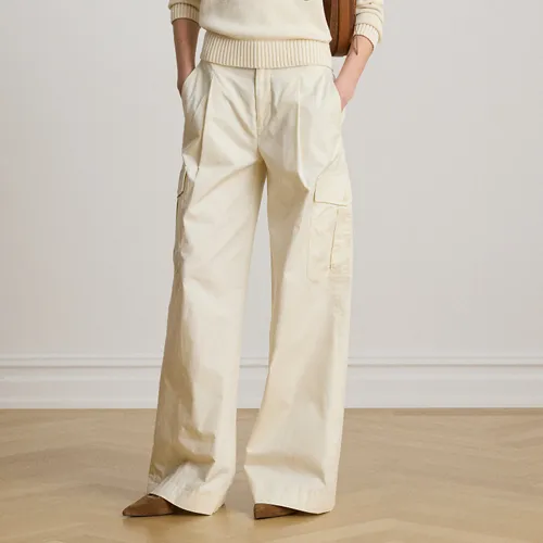 Pantalon cargo large sergé coton - Lauren - Modalova