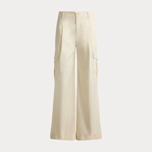 Pantalon cargo large sergé coton - Lauren - Modalova
