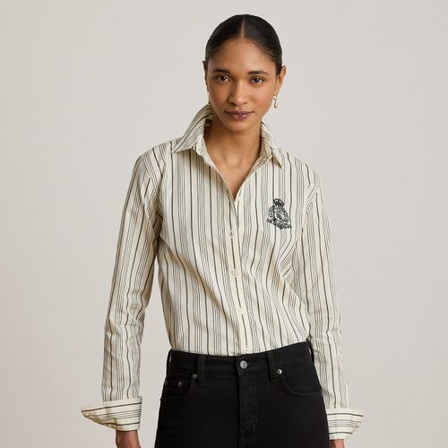 Chemise rayée Classic Fit dobby de coton - Lauren - Modalova