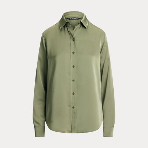 Chemise Classic Fit charmeuse de satin - Lauren - Modalova