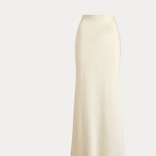 Maxi jupe en charmeuse de satin - Lauren - Modalova