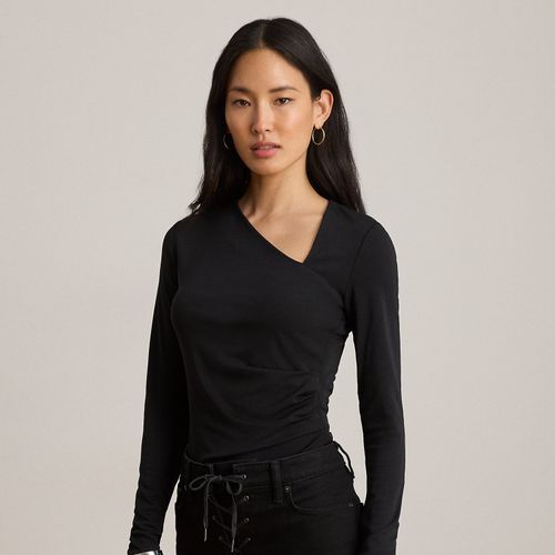Haut asymétrique manches longues jersey - Lauren - Modalova