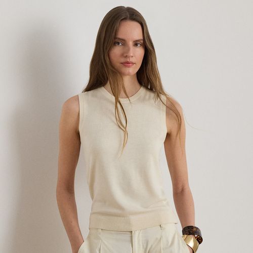 Pull col rond sans manches - Lauren - Modalova