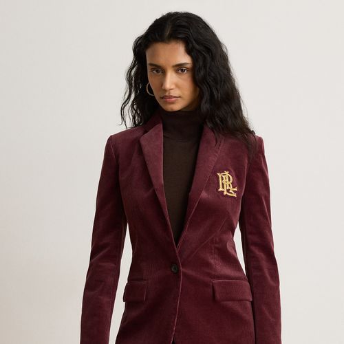 Blazer velours côtelé de coton stretch - Lauren - Modalova