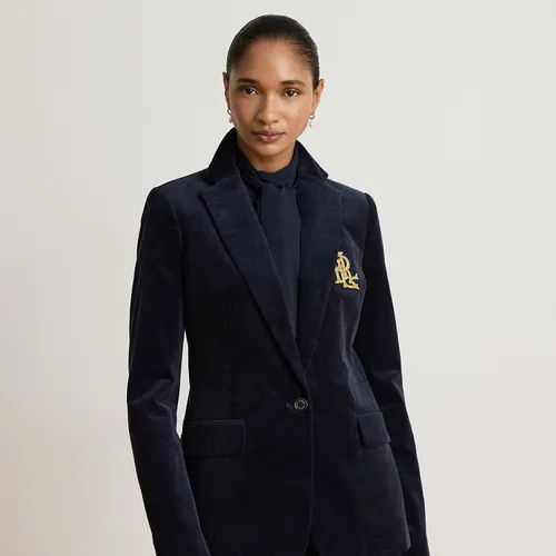 Blazer velours côtelé de coton stretch - Lauren - Modalova