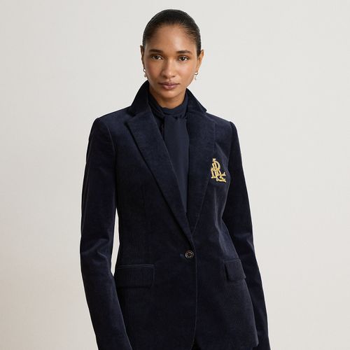 Blazer velours côtelé de coton stretch - Lauren - Modalova