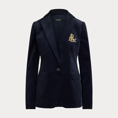 Blazer velours côtelé de coton stretch - Lauren - Modalova