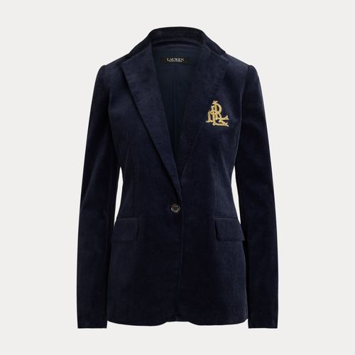 Blazer velours côtelé de coton stretch - Lauren - Modalova