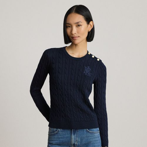 Pull torsadé à boutons - Lauren - Modalova