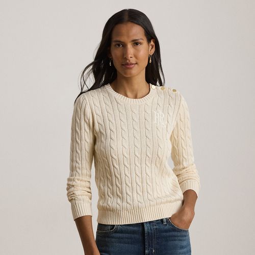 Pull torsadé à boutons - Lauren - Modalova