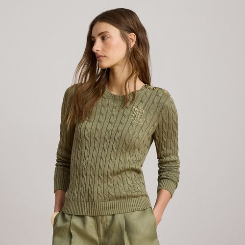 Pull torsadé à boutons - Lauren - Modalova