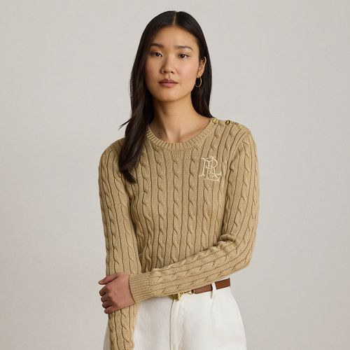 Pull torsadé à boutons - Lauren - Modalova