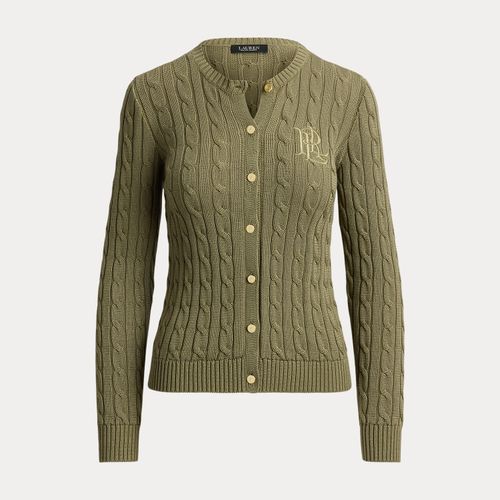 Cardigan en coton mélangé torsadé - Lauren - Modalova