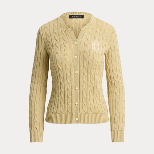 Cardigan en coton mélangé torsadé - Lauren - Modalova