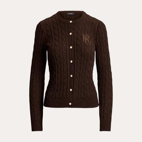 Cardigan en coton mélangé torsadé - Lauren - Modalova