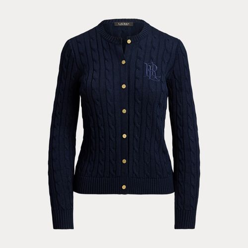 Cardigan en coton mélangé torsadé - Lauren - Modalova