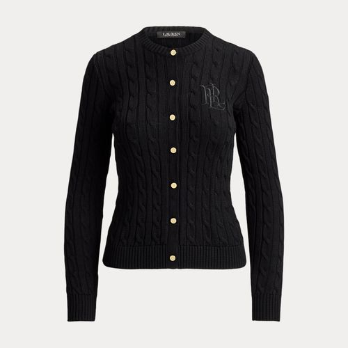 Cardigan en coton mélangé torsadé - Lauren - Modalova