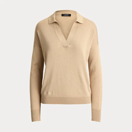 Pull polo en coton et modal - Lauren - Modalova