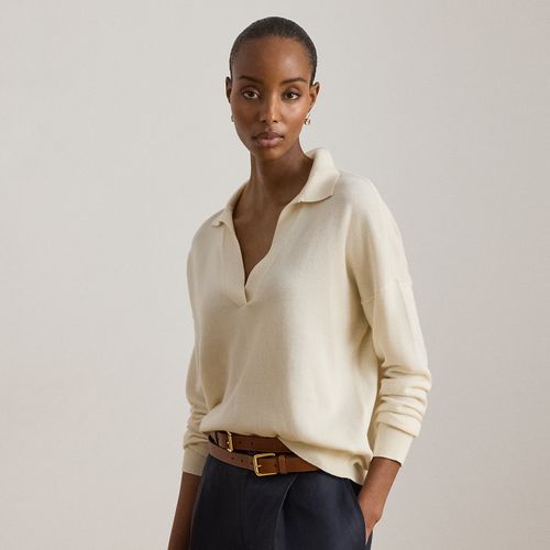 Pull polo en coton et modal - Lauren - Modalova