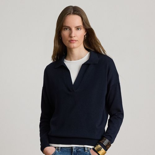 Pull polo en coton et modal - Lauren - Modalova