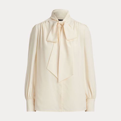 Chemisier lavallière en georgette - Lauren - Modalova