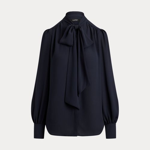 Chemisier lavallière en georgette - Lauren - Modalova
