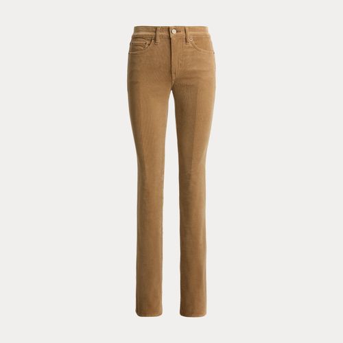 Petite - Pantalon slim taille mi-haute en velours - Lauren Petite - Modalova