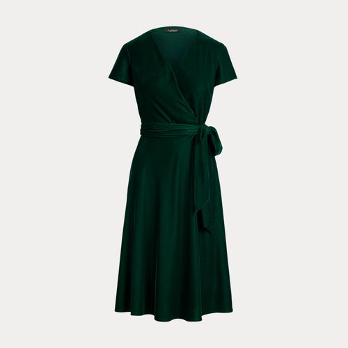 Petite - Robe ceinturée à col en V croisé - Lauren Petite - Modalova