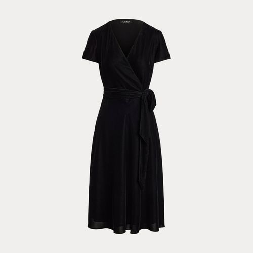 Petite - Robe ceinturée à col en V croisé - Lauren Petite - Modalova