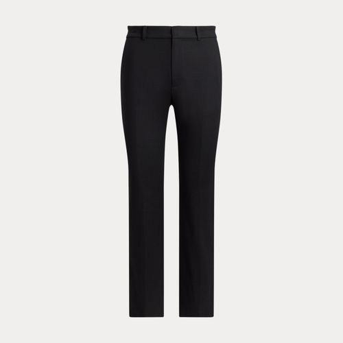 Petite - Pantalon slim droit en coton double face - Lauren Petite - Modalova