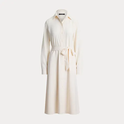 Petite - Robe-chemise en georgette double face - Lauren Petite - Modalova