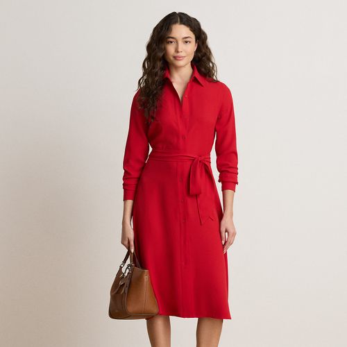 Petite - Robe-chemise en georgette double face - Lauren Petite - Modalova