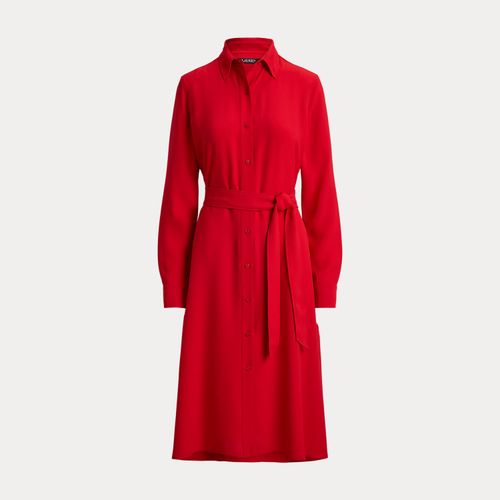 Petite - Robe-chemise en georgette double face - Lauren Petite - Modalova