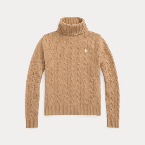 Pull col roulé torsadé laine cachemire - Polo Ralph Lauren - Modalova