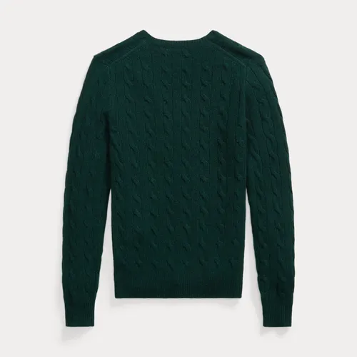 Pull col en V torsadé laine et cachemire - Polo Ralph Lauren - Modalova