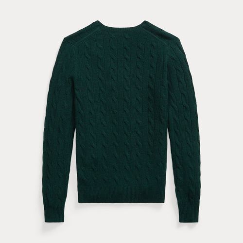 Pull col en V torsadé laine et cachemire - Polo Ralph Lauren - Modalova