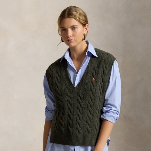 Pull débardeur torsadé laine-cachemire - Polo Ralph Lauren - Modalova