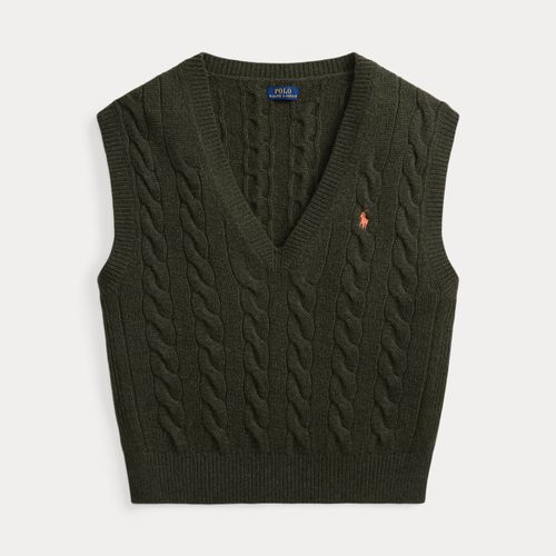 Pull débardeur torsadé laine-cachemire - Polo Ralph Lauren - Modalova