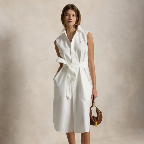 Robe-chemise ceinturée en coton Oxford - Polo Ralph Lauren - Modalova