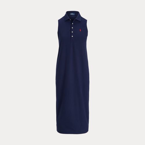 Robe polo sans manches en coton stretch - Polo Ralph Lauren - Modalova