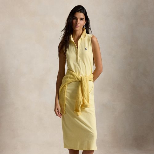 Robe polo sans manches en coton stretch - Polo Ralph Lauren - Modalova