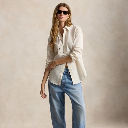 Chemise rayée Classic Fit coton et lin - Polo Ralph Lauren - Modalova